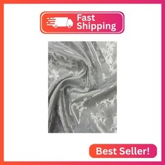 Sedona Designz 58″ Wide Satin Jacquard Rose Brocade Fabric – 100% Polyester, Ide