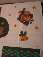 Fabric Panel Holiday Spirit Multicolor With Instructions