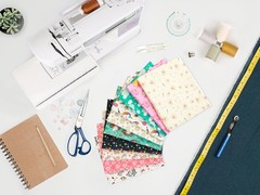 -25 Options- 100 Cotton Quilting Fabric Bundles 10pcs Fat Quarters 18”x21”-Me…