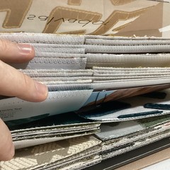 Zinc textile upholstery Fabric Sample Book Swatches for crafts