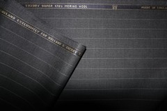 45% WOOL & 55% POLYESTER SUITING FABRIC IN UCLA BLUE MADE IN ENGLAN By the Meter