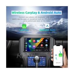 Dual Screen for Ford Mustang Car Radio 2015 2016 2017 2018 2019 2020 2021 Hea…