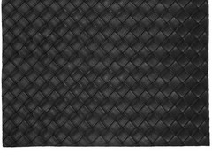 Vvivid Bycast65 Artifical Marine Leather Embossed Lattice Weave Vinyl Black
