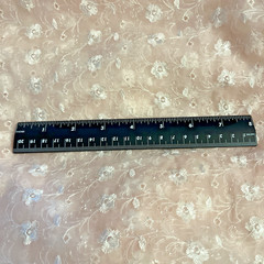 VTG Pale Pink Nylon Floral Eyelet Sheer Fabric Doll Clothes BTHY
