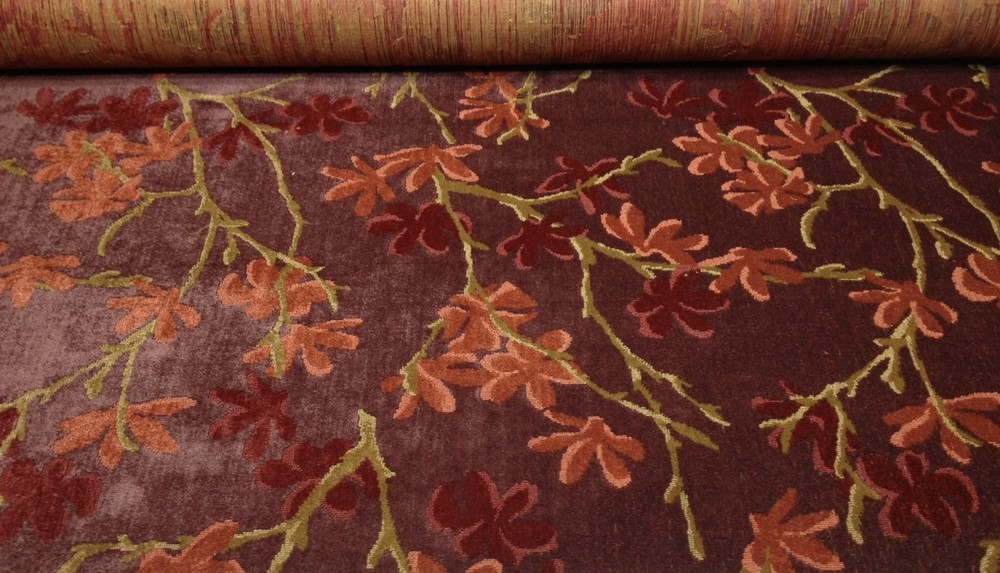 DONGHIA TRYST RENDEZVOUS RED HIGH END LINEN VELVET MULTIPURPOSE FABRIC BY THE YD