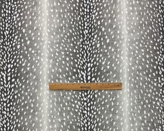 TREND VERN YIP PERTH BARK BROWN DEER SKIN LINEN MULTIUSE FABRIC BY THE YARD 54″W