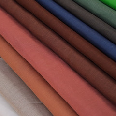 Solid Multicolor 100% Linen Fabric For Sewing and Home Decor Craft By The Yard