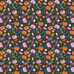 FIGO – Bits And Bobs by Sarah Hearts – Notions – Black 1/4yd