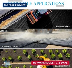 Super Geotextile Woven Geotextile Fabric for Driveway and Road Stabilization, Co