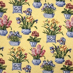 Melanie Buttercream Floral ~ Fabric By the Yard