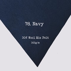 Wool Mix and Like Soft Feel Washable Felt | 70+ Colours | 30cmx22cm “A4” Size