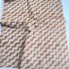 red rooster fabrics quilting cotton brown chevron baskets blooms 40×113 3 yards