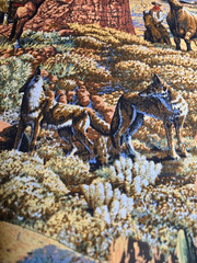 SHIPS FREE! 1-Yard of Western Cactus Coyote Eagle Buffalo Steer & Cowboy Cotton