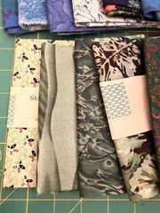 23 Fat Quarter Bundle fabric cotton quilt quilting blue green turquoise