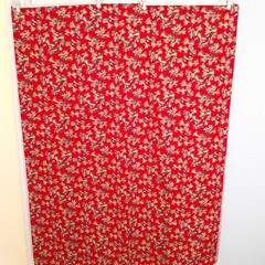 Japanese Noshi Ribbons Chiyogami Style Cotton Fabric Red 3 1/8 yards