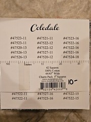 NIP Coledale By Quilt Jane For Moda Fabric Charm Pack 5×5 In 42 Pieces