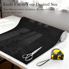 Luxurious Black Suede Headliner Fabric 96″ L x 60″ W for Elegant Car Interiors
