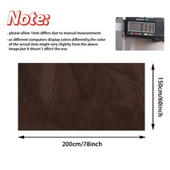 Chocolate Suede Headliner Fabric Material 80″x60″ Interior Roof Liner Upholstery