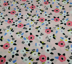 CraftsFabrics 8Pcs Floral Precut Fabric Square Sheets for Quilting, Crafting
