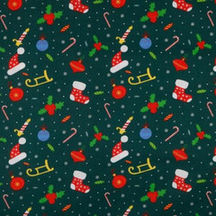 Craft Fabrics 10Pcs Christmas Fat Quarter 100% Cotton Twill Printed Fabric