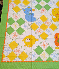 Vintage Princess Fabrics That’s Our Baby QUILT PANEL NOS
