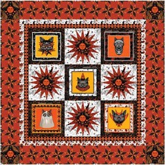 Free Spirit – Costumes & Cobwebs – Ink Blot – Black, Fabric BTY