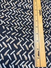 Abstract Black & Gold Cotton Fabric 1/2 yard x 44″ Sewing/Crafts
