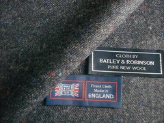 100% PURE NEW WOOL DONEGAL TWEED FABRIC – MADE IN HUDDERSFIELD ENGLAND = 2.0 m.