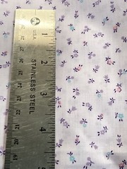 Light Purple Calico Tiny Pink Blue Flowers 24″ x 45″ W VTG Wamsutta Fabric