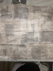 Fabricut Artscape-F Dove Designer Upholstery Fabric Sample 27” Neutral Abstract