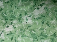 Pots & Posies quilt fabric by Marcus Brothers R22-G551-161W green vines