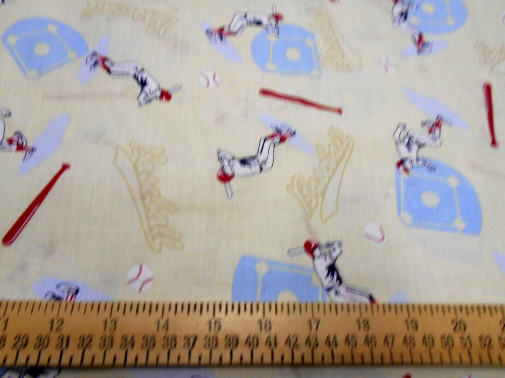 1 yard Baseball Player Toss Fabric