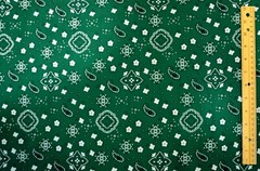 Bandana Cotton Print Fabric | Bandana Fabric | 58/60″ Wide | Multiple Colors |
