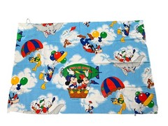 Walt Disney Mickey Minnie Mouse and Friends Hot Air Balloons Fabric