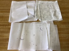 HUGE 21 Piece Fabric Scraps Beautiful Fabric Different Sizes All Cotton