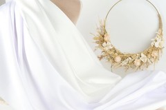White Mikado Satin Fabric by the Yard, Bridal Dress Fabric, Heavy Luxury Satin