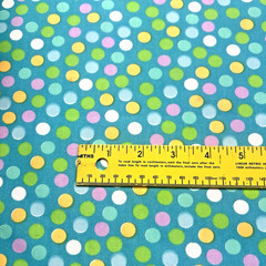 Quilt Fabric C/P Multicolor Dots 60″ Wide Apparel Lot of 5 yards for $15