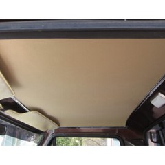 84inch x 60inch Suede Headliner Fabrics Charcoal Foam Backed Upholstery Replace