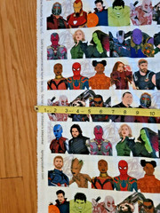 Avengers Marvel Comics famous characters cotton quilting fabric bhy x 44″ w wow