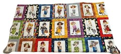 Cat Ladies 2005 Loralie Harris for Loralie Designs Cotton Fabric Panel 23″ x 43″