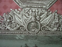 Marvic Textiles Curtain Fabric Les Vues De Paris Mulberry Upholstery Cushion