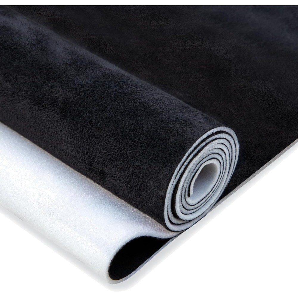 Suede Auto Headliner Fabric Faux Leather 36x60in Foam Backing Car Repair