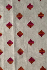Clarke&Clarke Pizarro Fuchia Designer Fabric Remnant 24″x24″