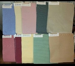 Lot of 150 Fabric Samples Home Decor Junk Journal Crafts Embellishments 7 lbs