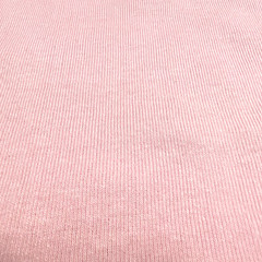 Thin Rib Knit Pink C/P Tubed 30″ W Cuffs Waistband Fabric Lot of 5 Yards for $10