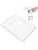 BENECREAT 39×78 Inch Fine Nylon Fabric, 250 Mesh White Mesh Filter Woven Net Pai