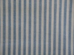 Dunroven House Blue White Striped Woven Cotton Chambray Homespun Fabric