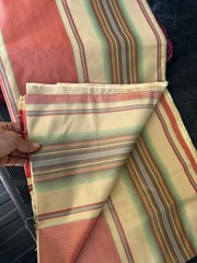 JIM THOMPSON 100% Thai Silk, drape or drape-lining fabric, about 2 yards? Peach