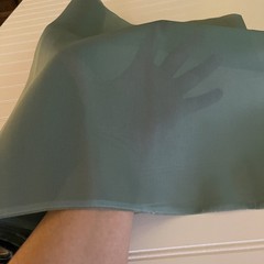 SILK GREEN , FABRIC 10 Yards x 22 Inches Wide or 360 Inches x 22 Wide