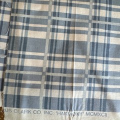 Vtg Cyrus Clark Remnant polished cotton sewing fabric 1992 “Harmony” 56”x100”